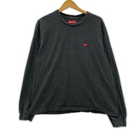 長袖Tシャツ Small Box Logo グレー L L