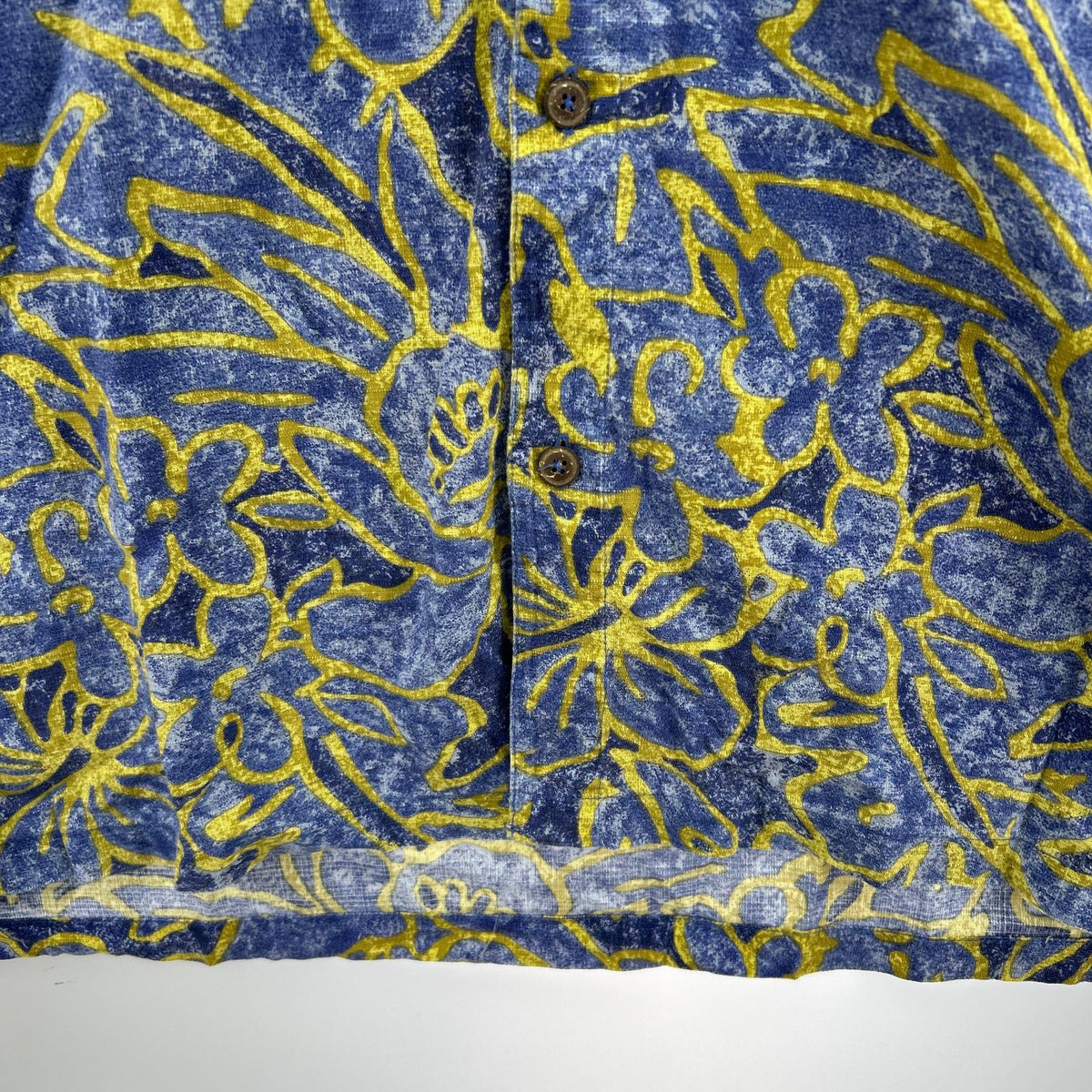 半袖シャツ 香港製 ハイビスカス アロハシャツ (M) M