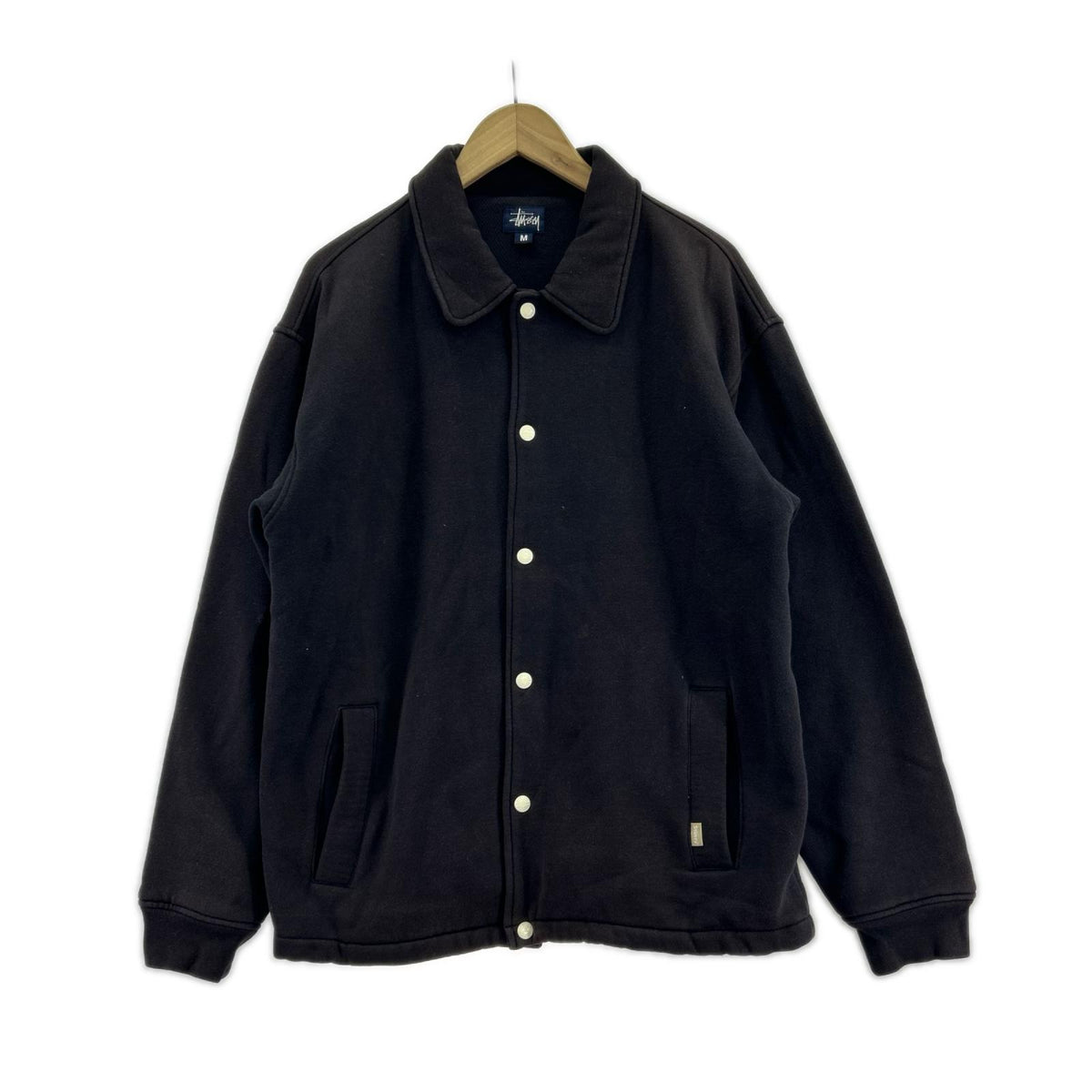 ジャケット 00s 紺タグ スウェットコーチジャケット ブラック M ブラック