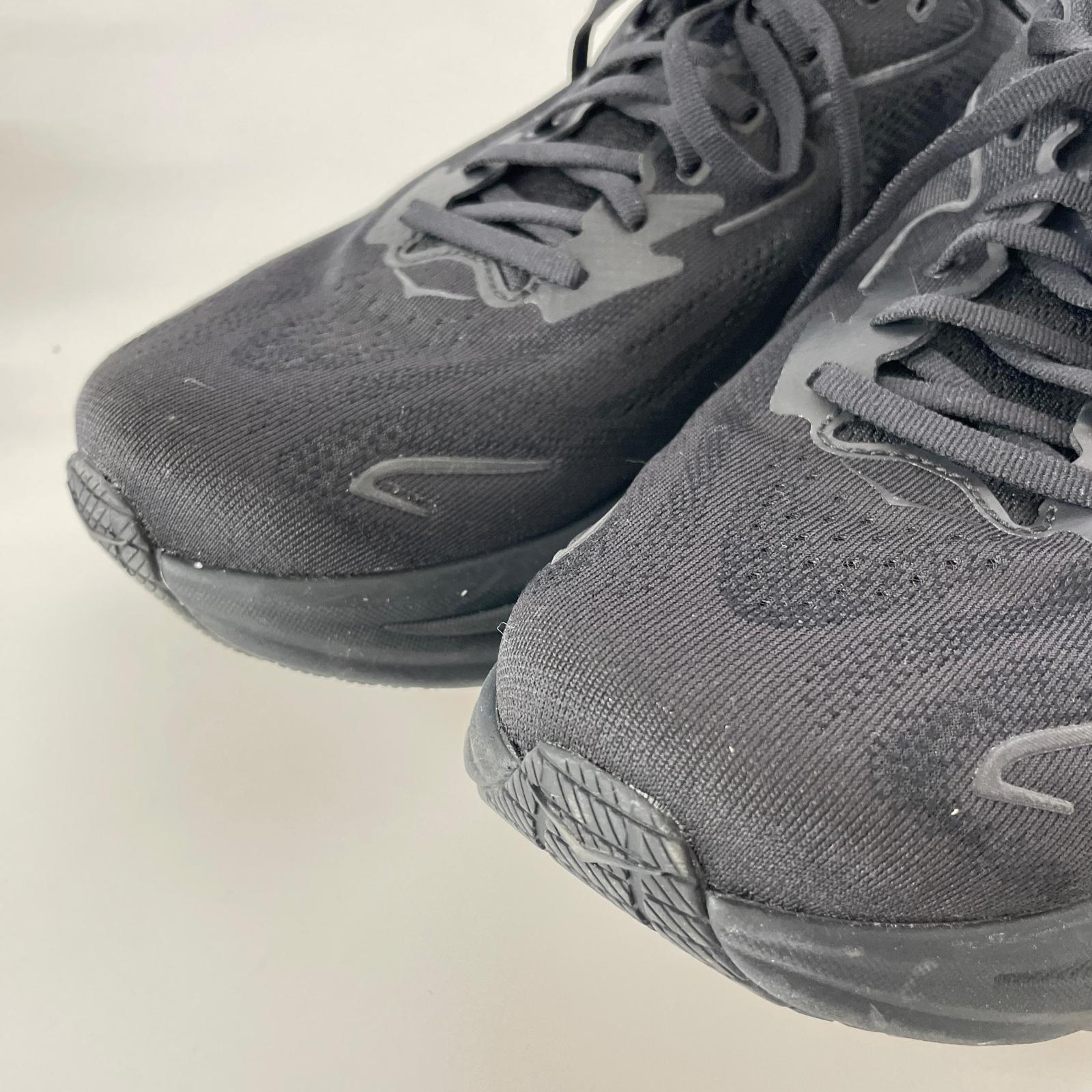 スニーカー hoka clifton 10 black 28cm (US10 UK9 1/2 EU46) ブラック