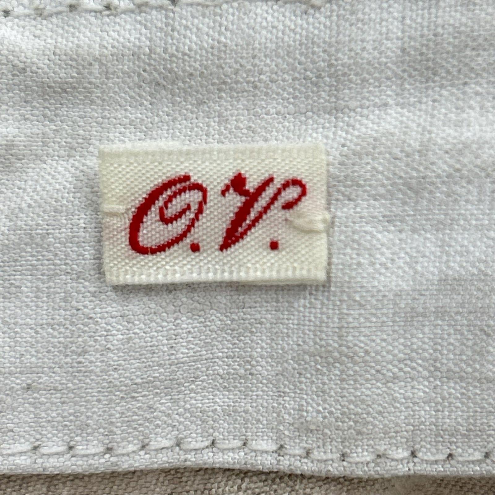 パンツ OUTIL リネンベルテッドパンツ ホワイト