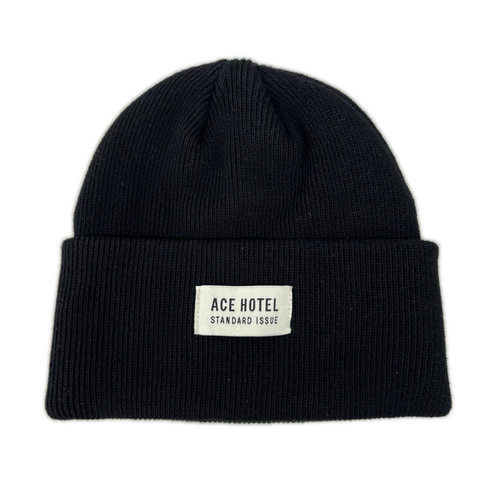 ニットキャップ USA製 ACE HOTEL ブラック ブラック