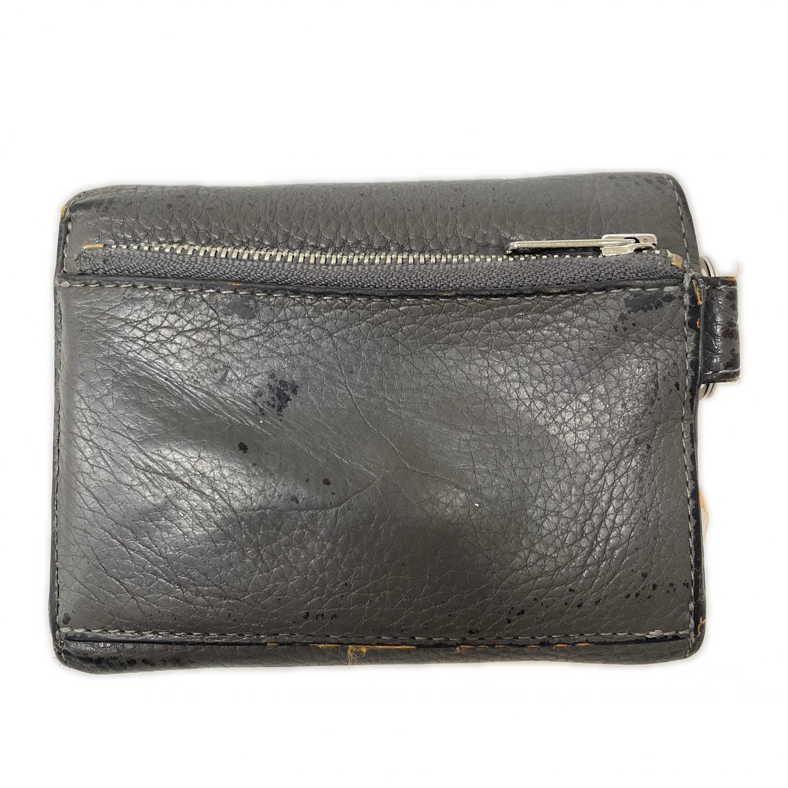 コンパクトウォレット SHRINK POCKET PURSE グレー