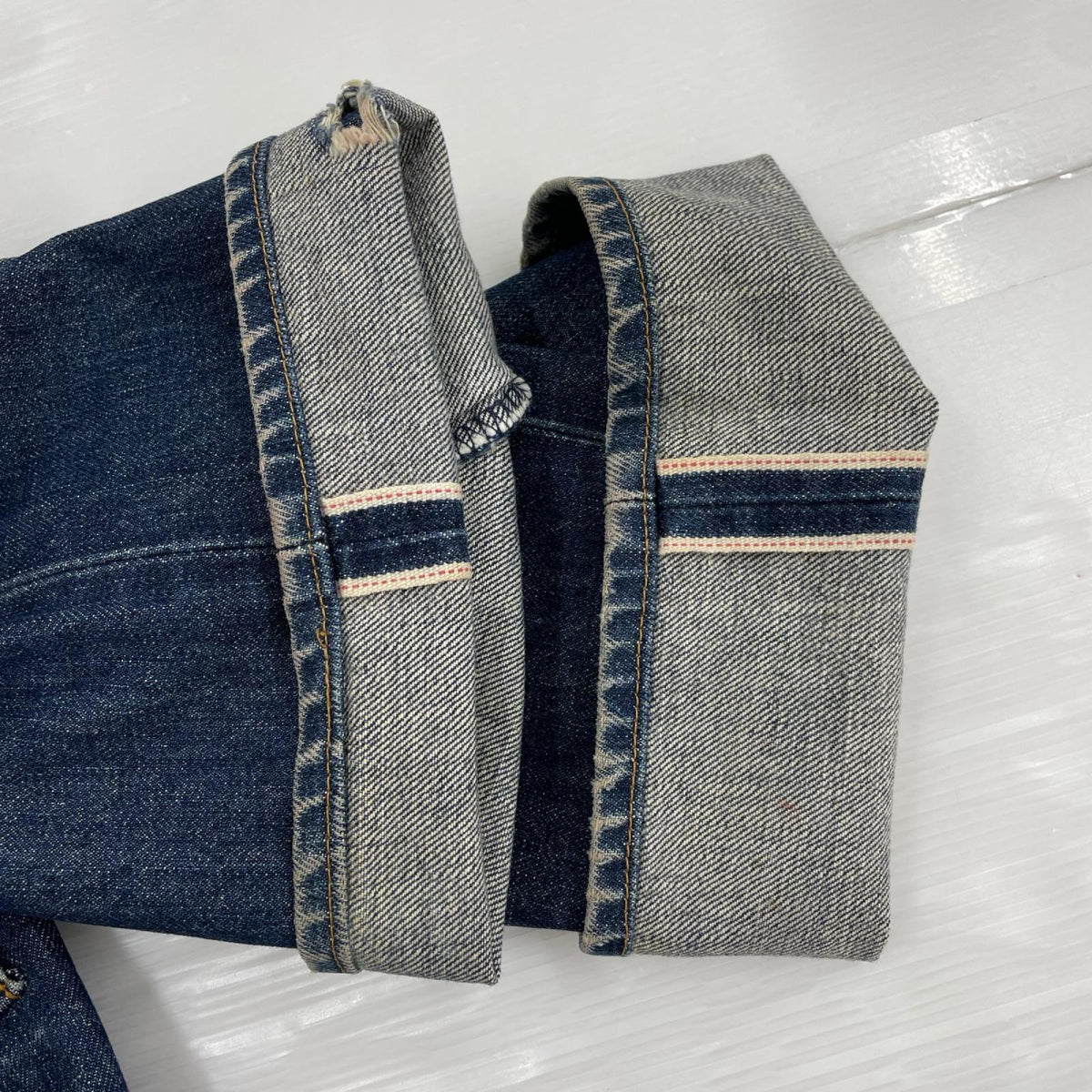 デニムパンツ 90s 復刻 502 ボタン裏j22 W28 28 ネイビー