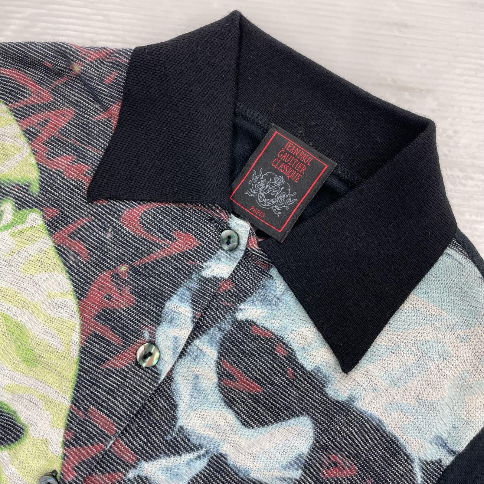 長袖シャツ JEAN-PAUL GAULTIER 総柄パワーネットシャツ 40 570-5.CKK.YA 40 マルチカラー
