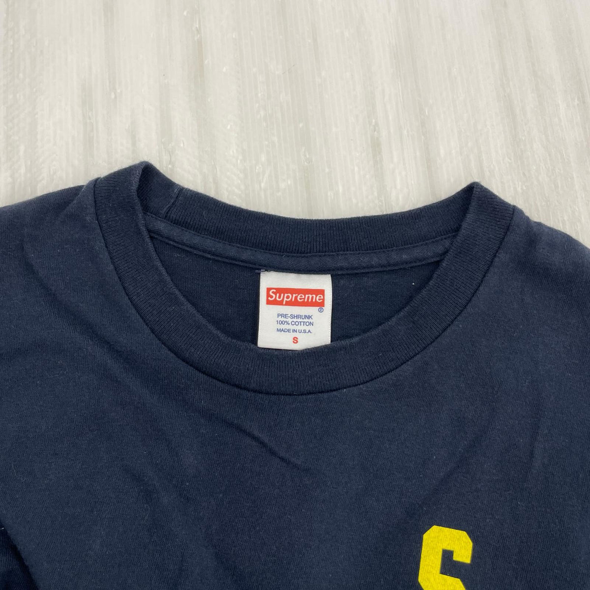半袖Tシャツ ×thrasher 15ss S ネイビー