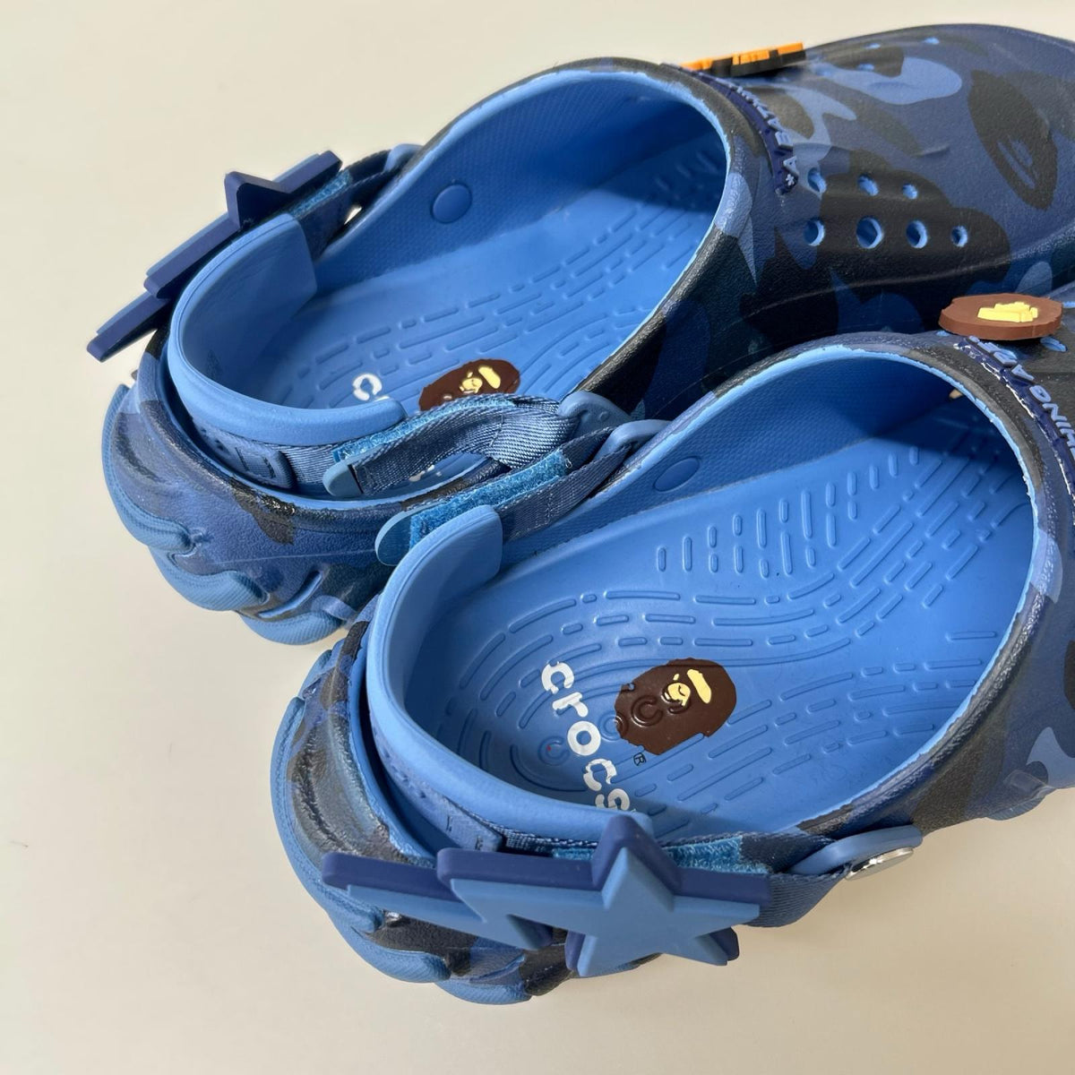 サンダル Crocs Echo Clog Blue Camo ブルー