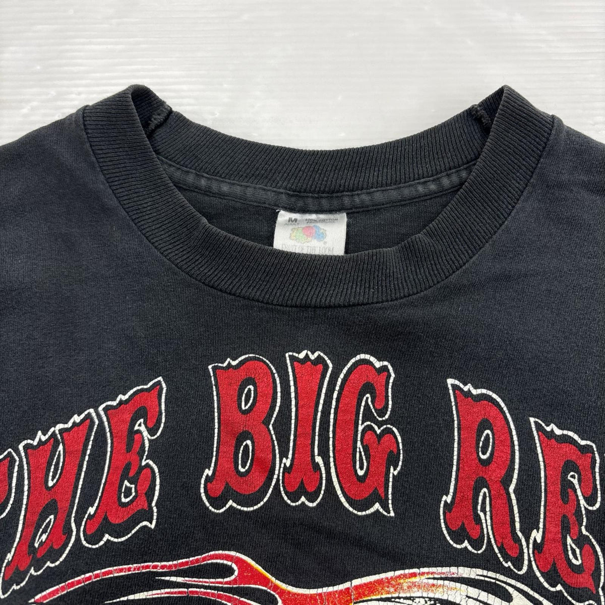 長袖Tシャツ 90s Hells Angels THE BIG RED MACHINE M ブラック