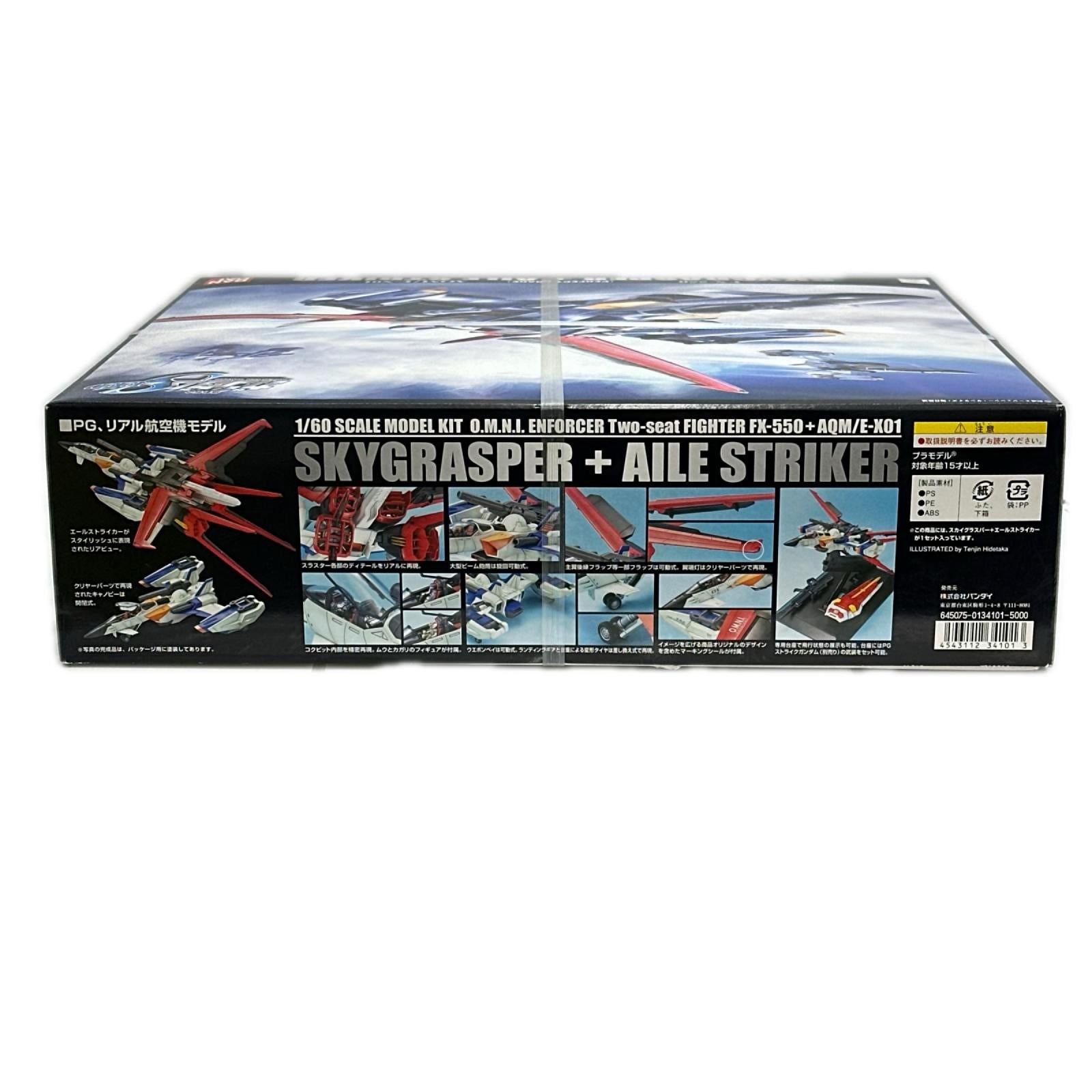 PG 1/60 スカイグラスパー+エールストライカー プラモデル 機動戦士ガンダムSEED バンダイ フィギュア/グッズ