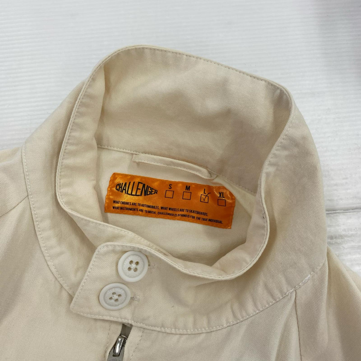 ジャケット スウィングトップ白 (L) L ホワイト