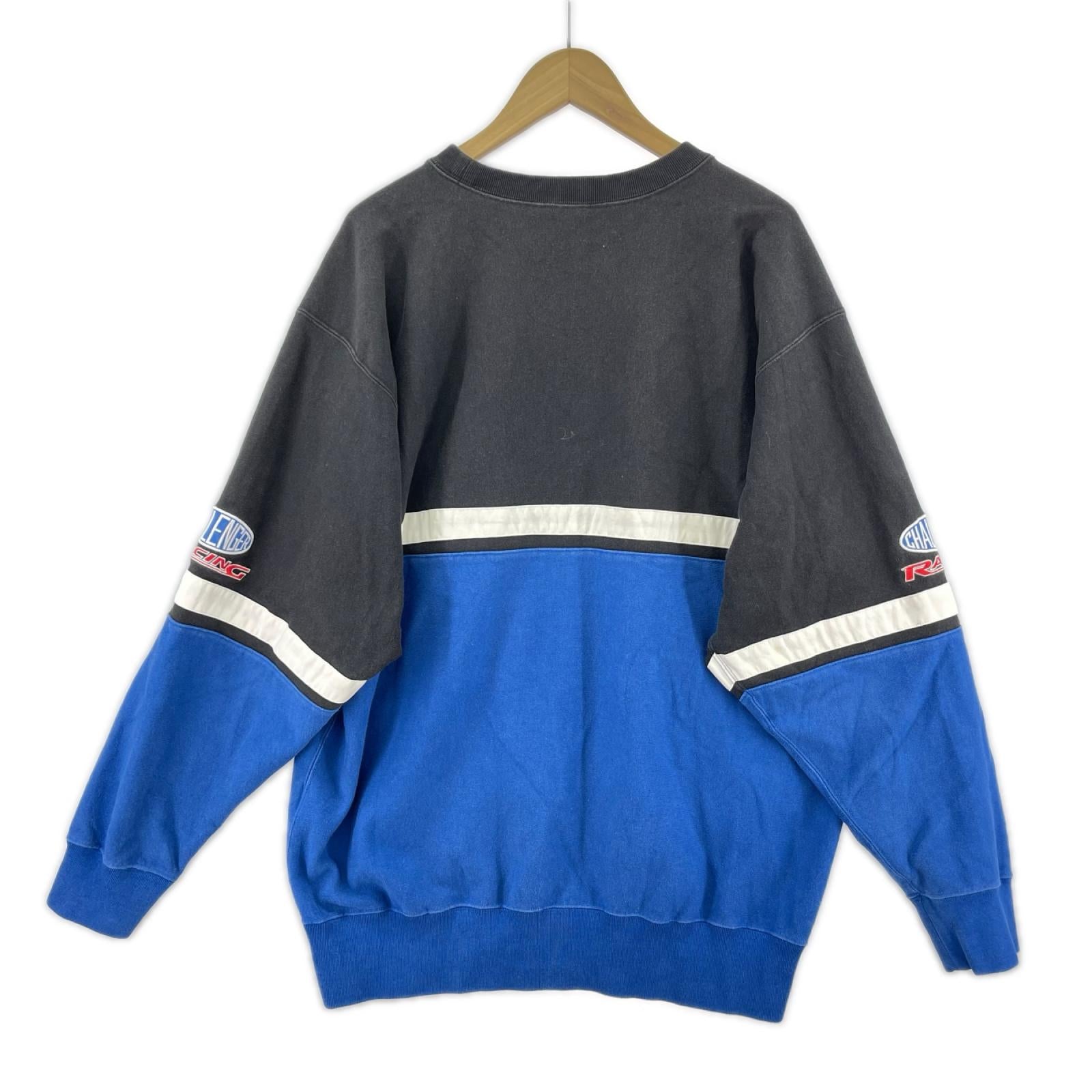 スウェット ロゴスウェット 青 (L) L