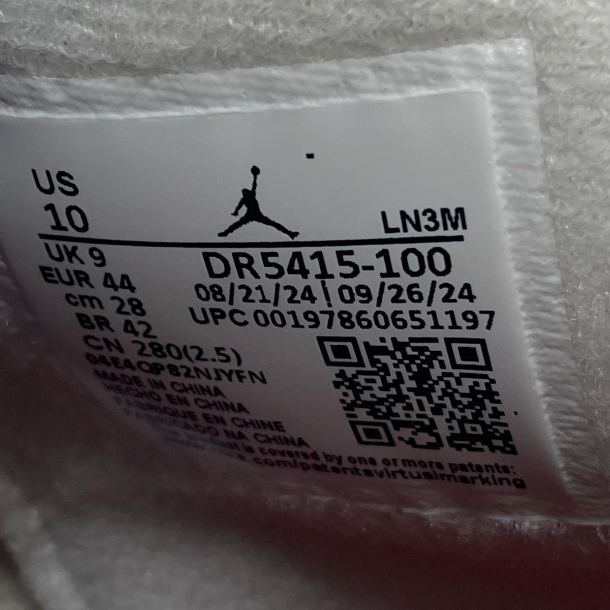 スニーカー SB AIR JORDAN 4 RETRO SP 28cm (US10 UK9 1/2 EU46) ホワイト