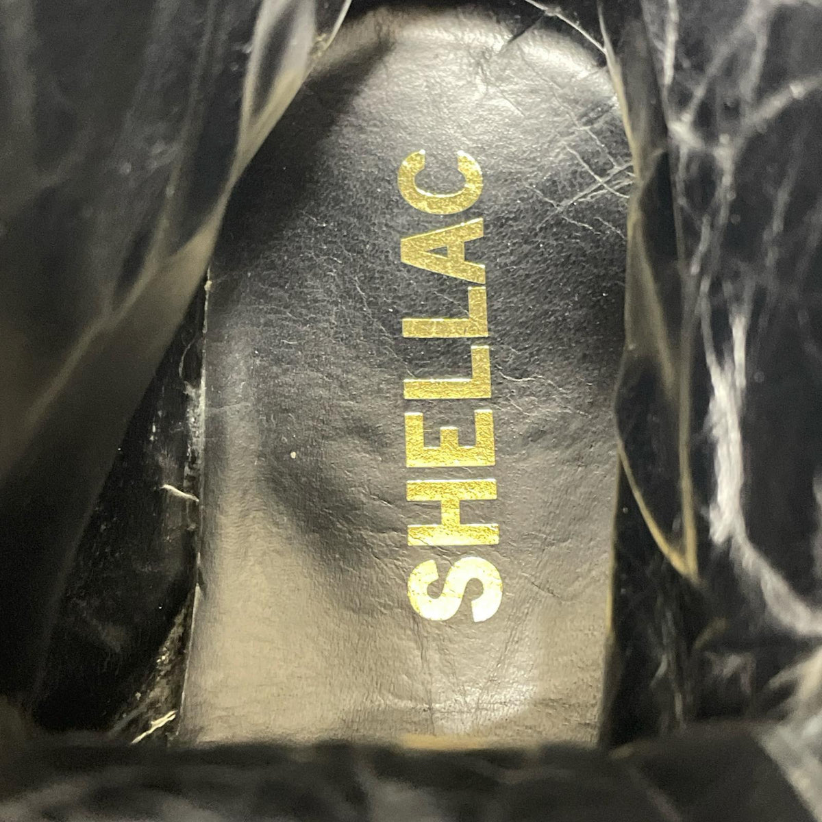 ブーツ SHELLAC スエードブーツ BLK 41 ブラック