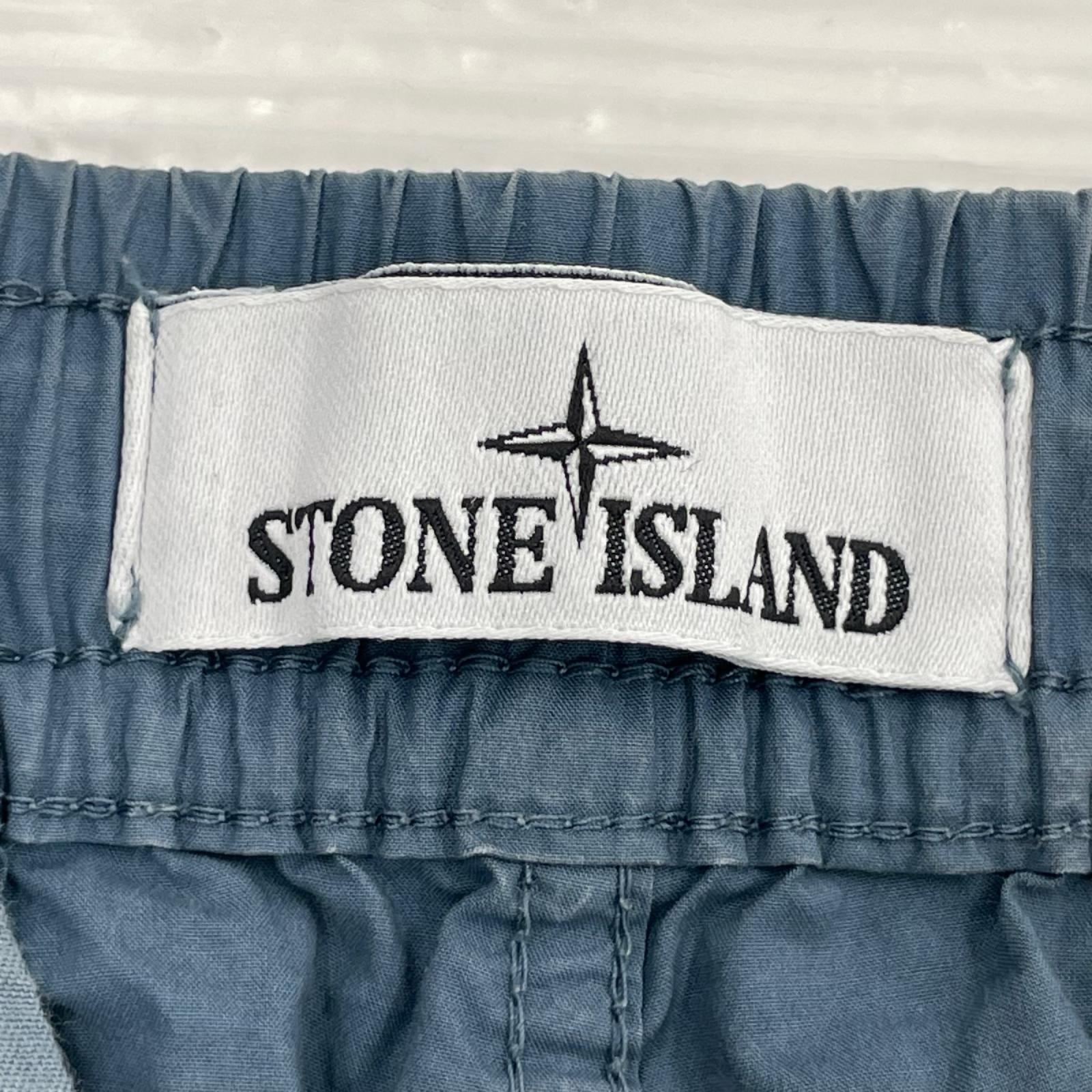 ショートパンツ STONE ISLAND カーゴバミューダパンツ 青 29 ブルー