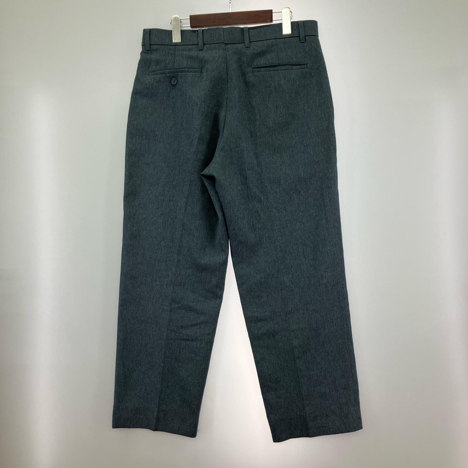 パンツ ACTION SLACKS センタープレスパンツ 紺 34 ネイビー