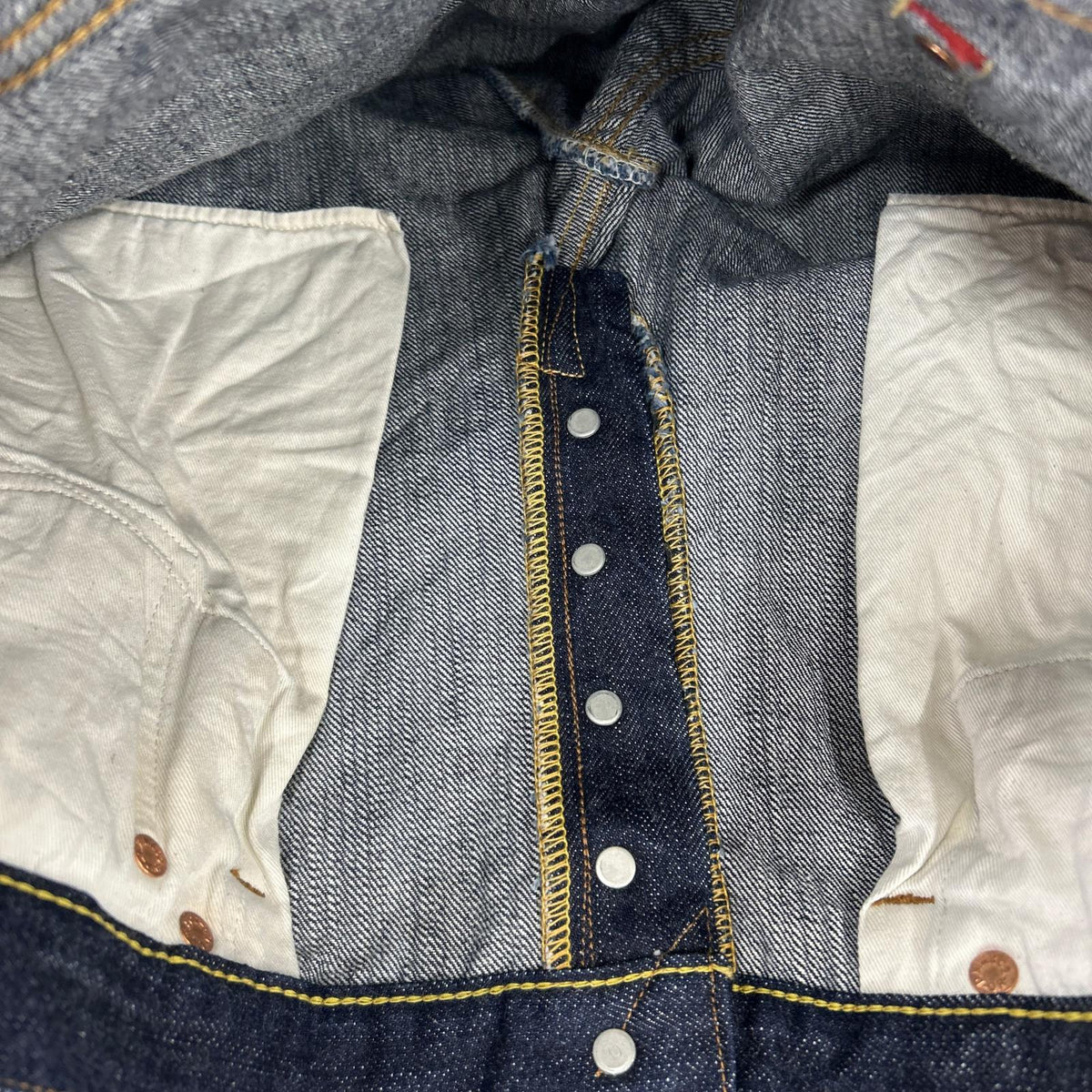 デニムパンツ DX5015 セルヴィッチ w36-L36 ネイビー