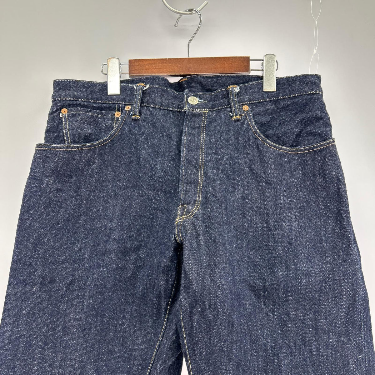 デニムパンツ DX5015 セルヴィッチ w36-L36 ネイビー