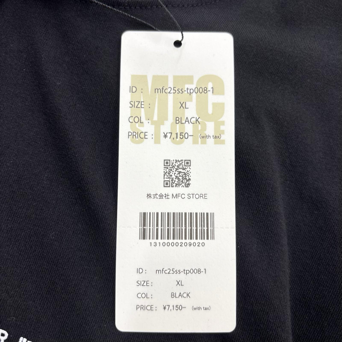 半袖Tシャツ MFC STORE プリント Tee XL ブラック