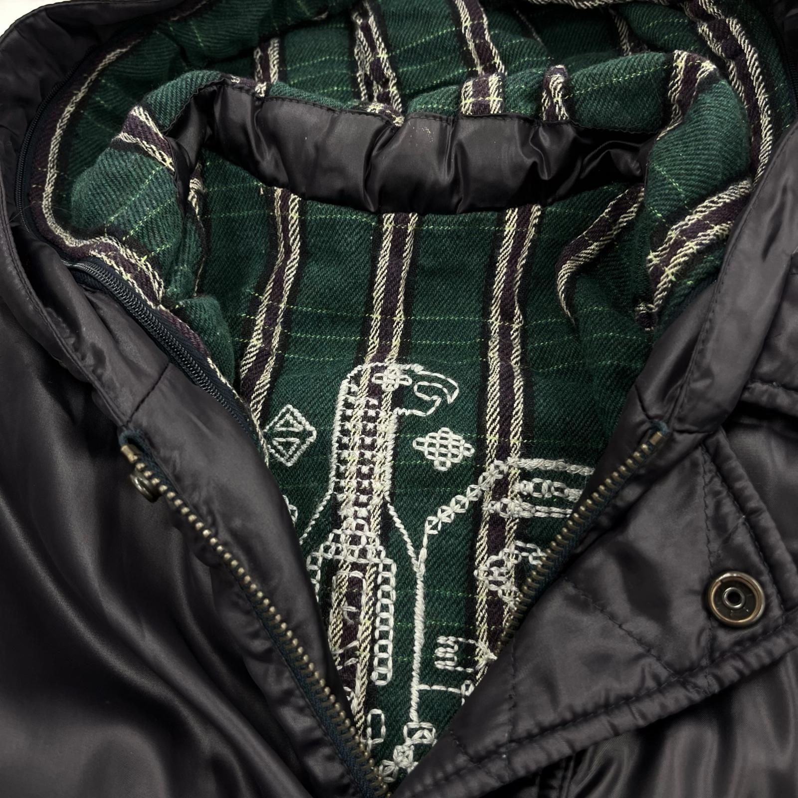 ジャケット DIESEL ライナー付き中綿ジャケット 黒 (S) ブラック