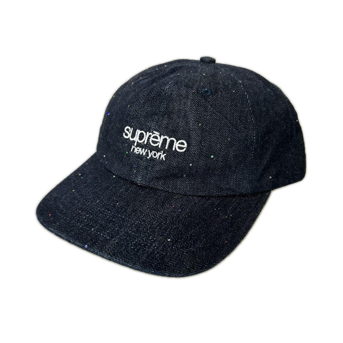 キャップ SEQUIN DENIM 6-PANEL ネイビー