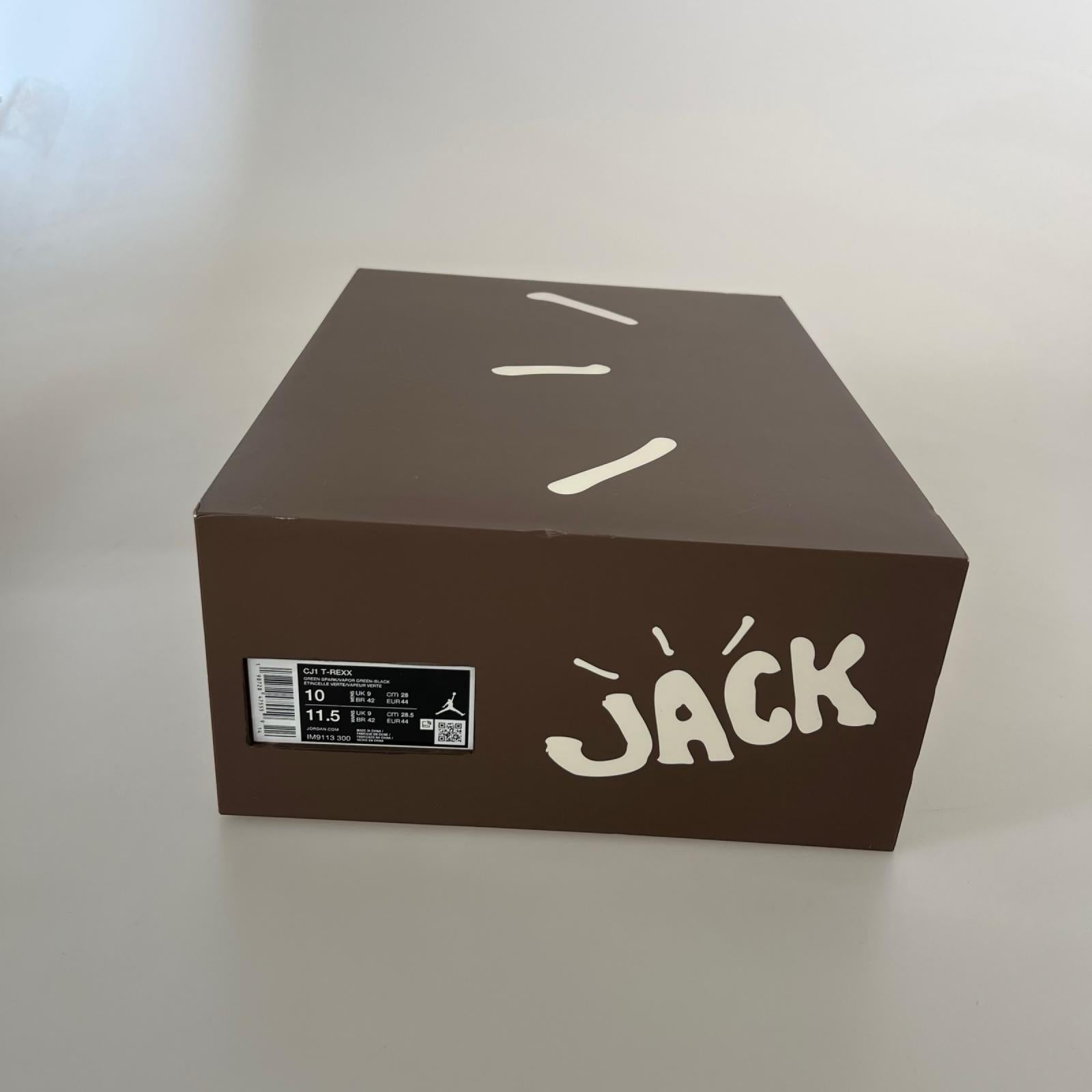 スニーカー Travis Scott Jumpman Jack CJ1 T-Rexx 28cm (US10 UK9 1/2 EU46)