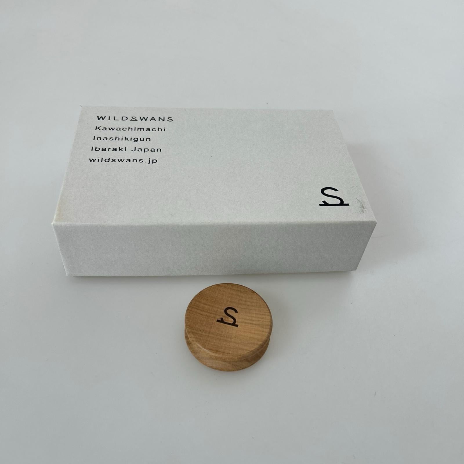 コンパクトウォレット wildswans 二つ折り財布 レザー ブラウン ブラウン