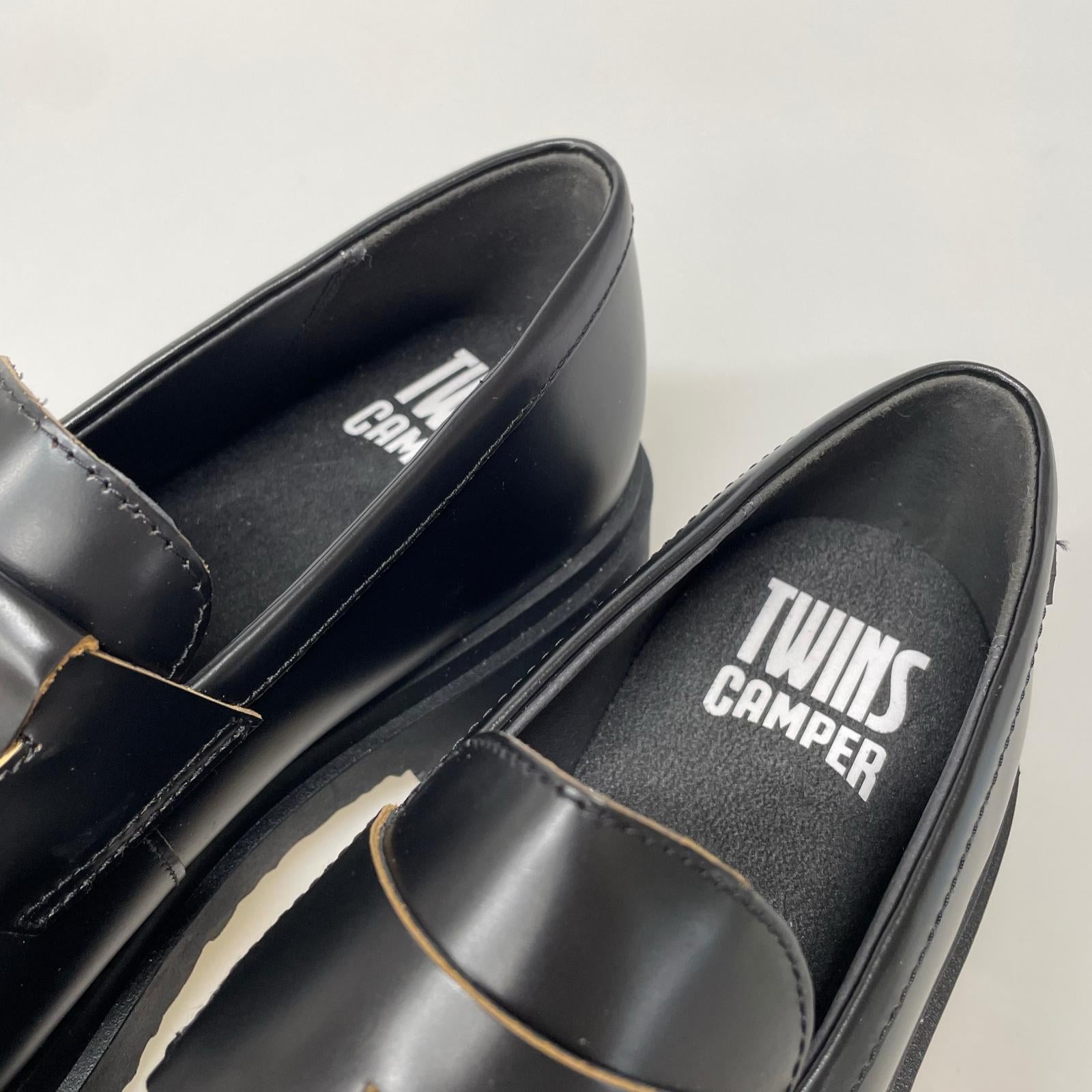 ブーツ TWINS レザー BLK