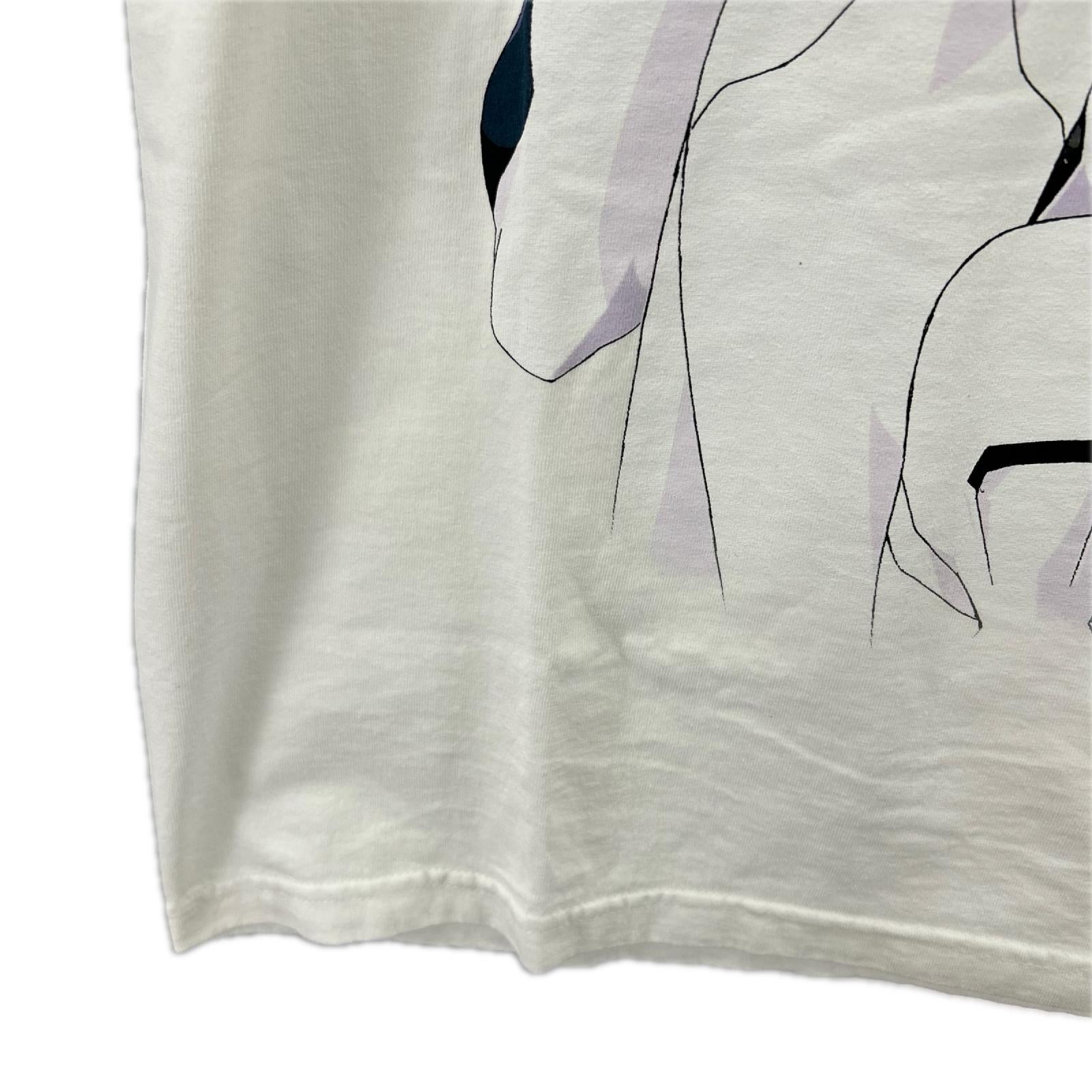 半袖Tシャツ SILKSCREEN PRINTING T SHIRT L ホワイト