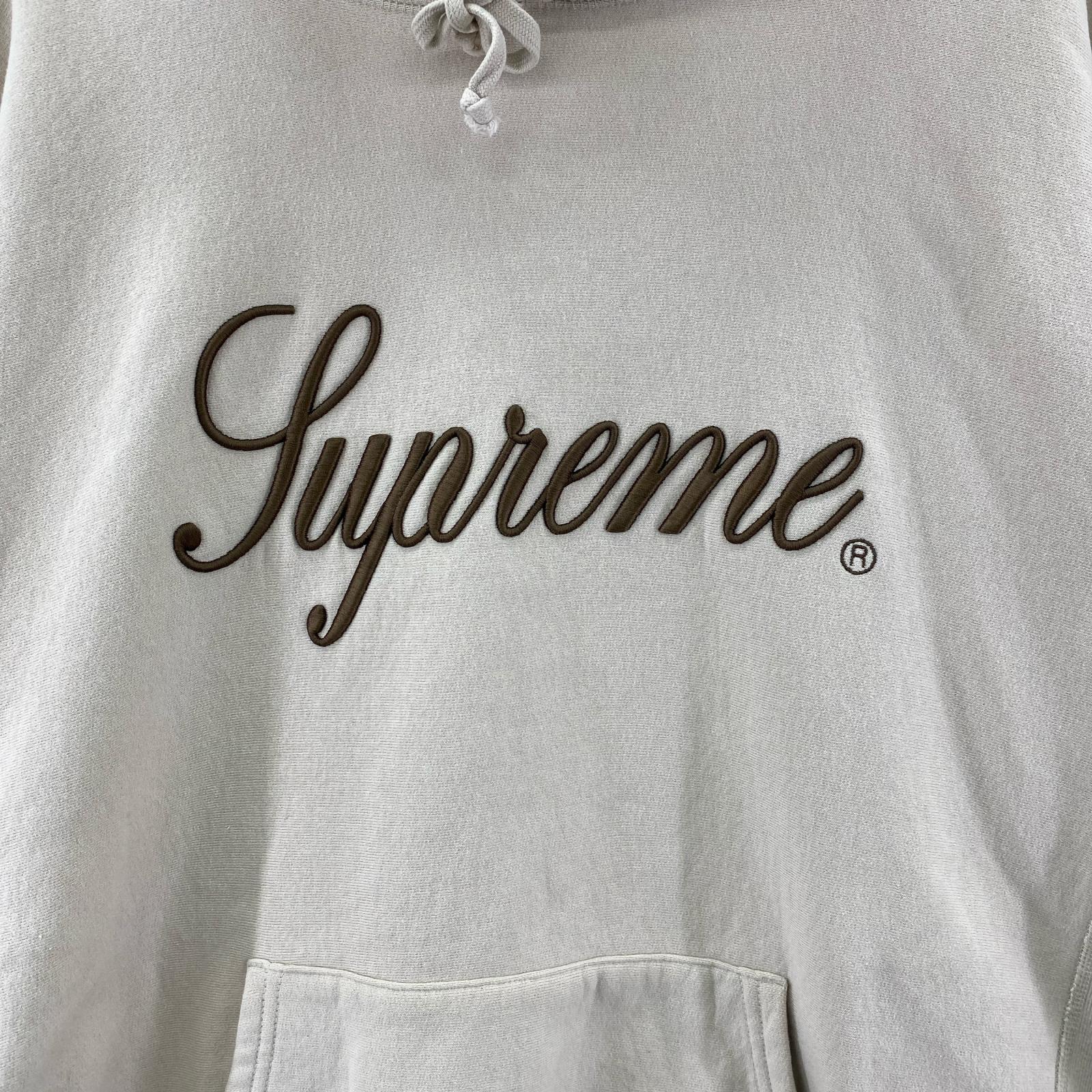 パーカー 24AW Embroidered Script Hooded LL