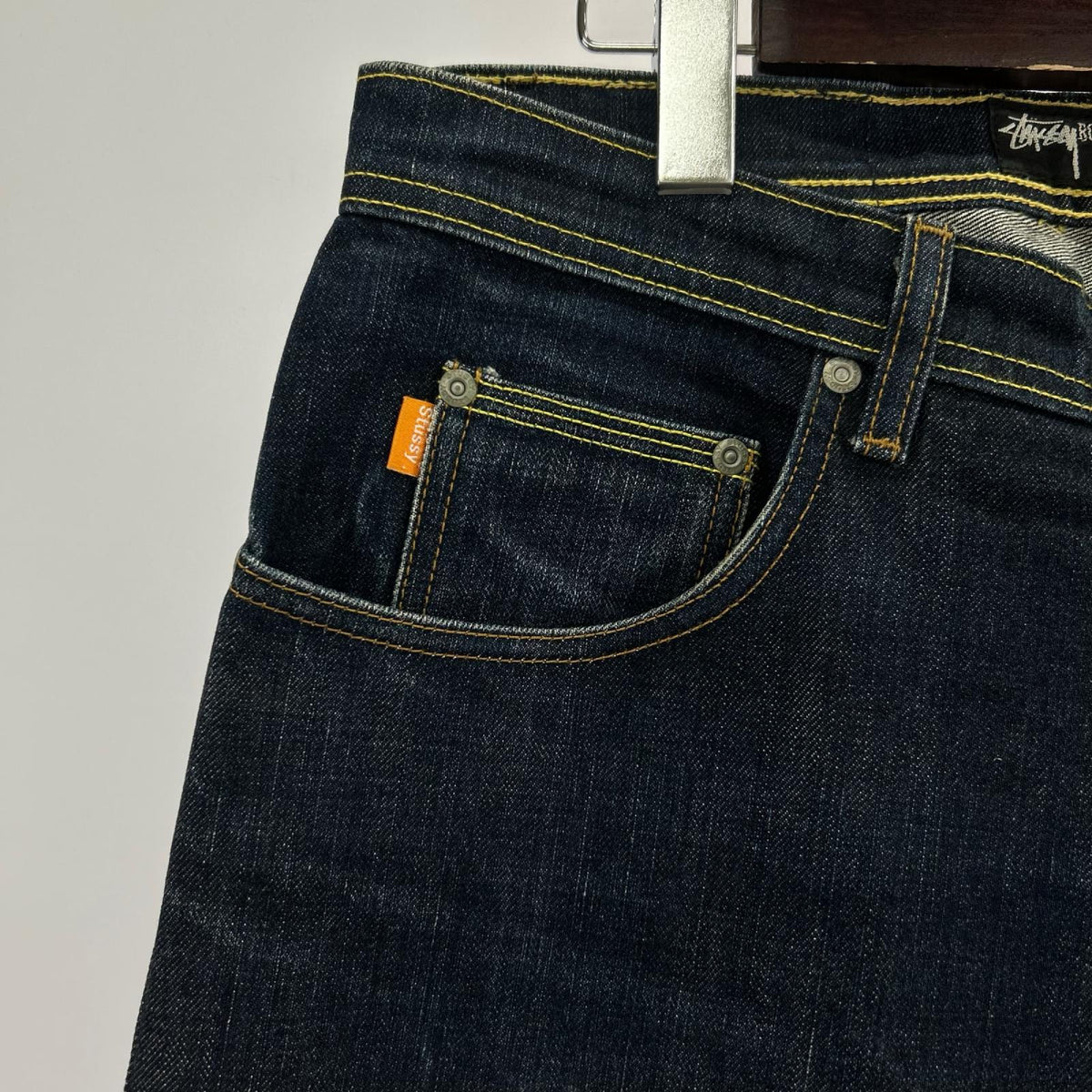デニムパンツ ×rough rugged denim 32 ネイビー