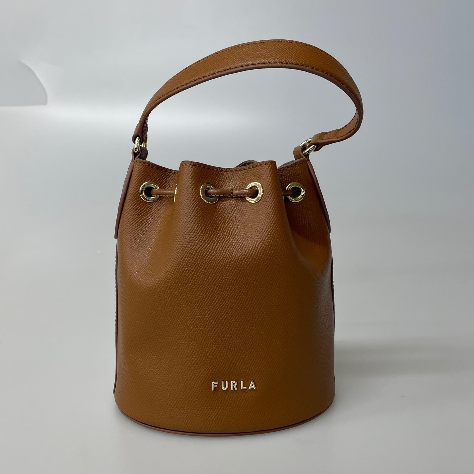 ハンドバッグ FURLA CLIO 2WAYバケットバッグ ブラウン ブラウン