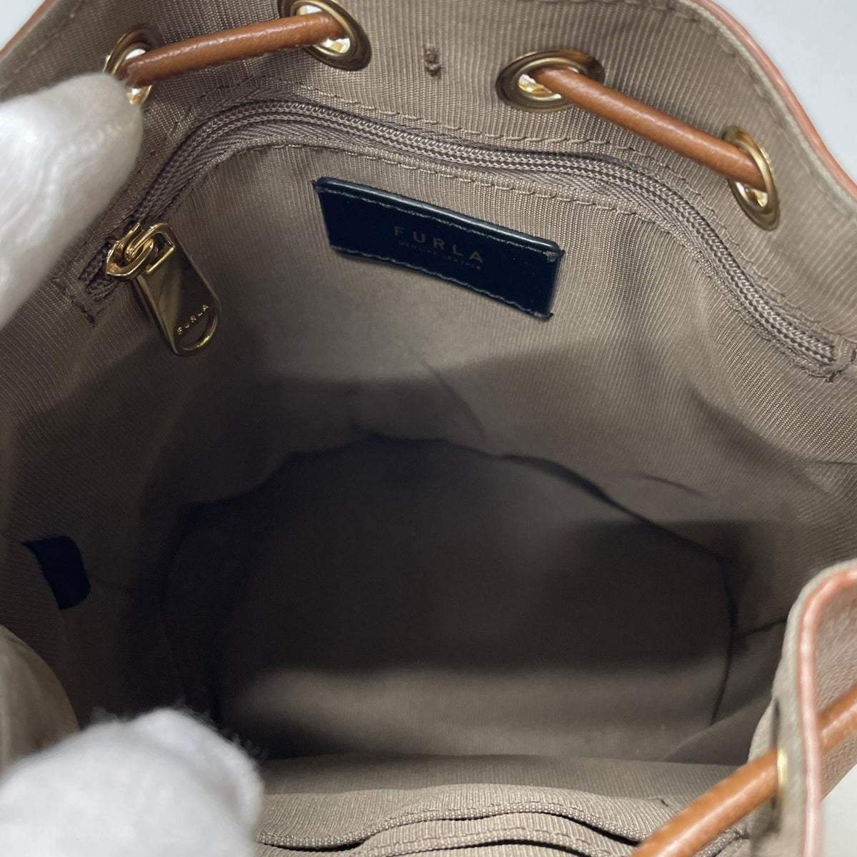 ハンドバッグ FURLA CLIO 2WAYバケットバッグ ブラウン ブラウン
