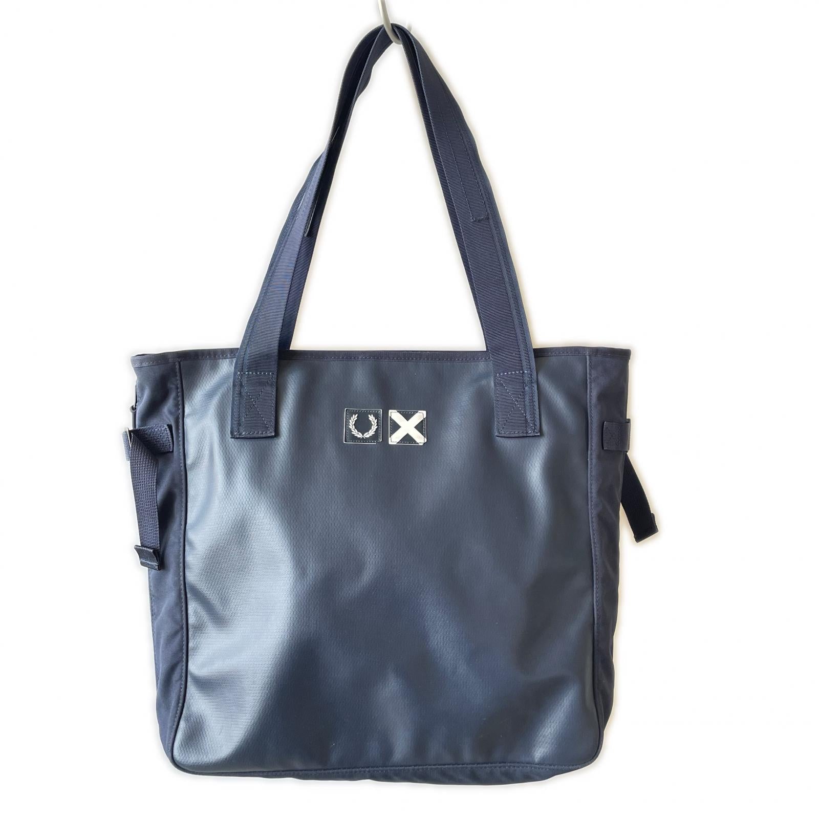 ショルダーバッグ ×LUGGAGE LABEL ショルダートートバッグ 紺 ネイビー