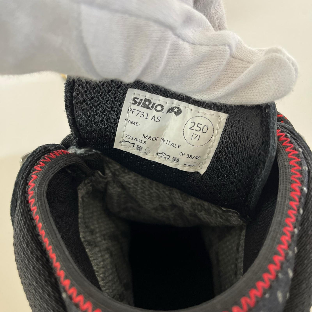 ブーツ SIRIO P.F.731 GORE-TEX トレッキングブーツ 黒 25cm (US7 UK6 1/2 EU40) ブラック