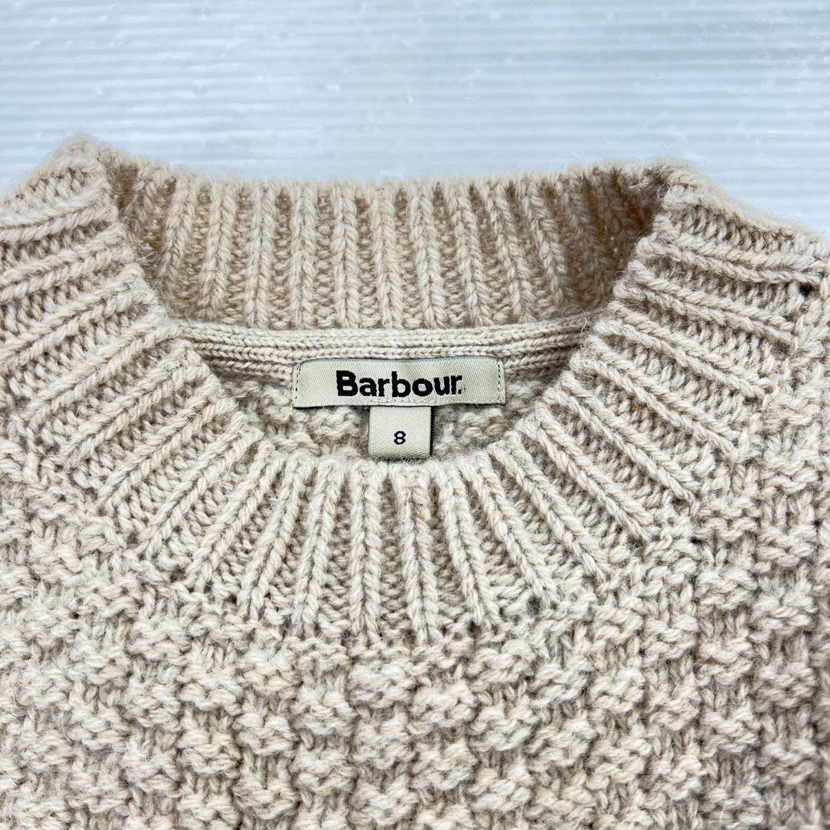 ニット Barbour ベージュ