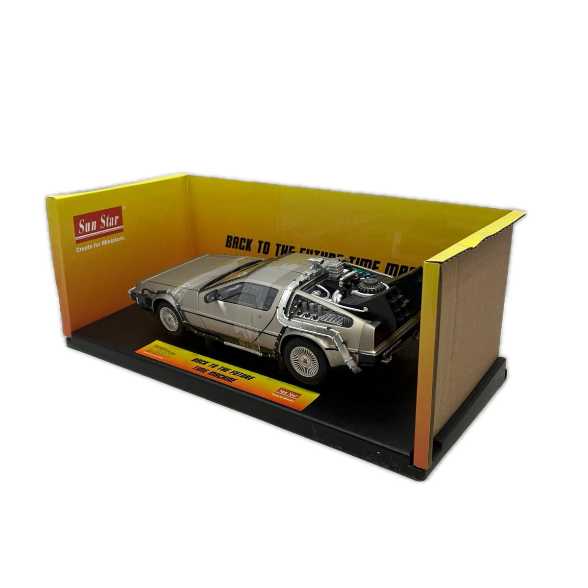 Sun Star BACK TO THE FUTURE 1/18 デロリアン BACK TO THE FUTUER SUN STAR スケールカー