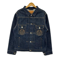 デニムジャケット The Black Eye Patch 家紋 JACKET M M ネイビー