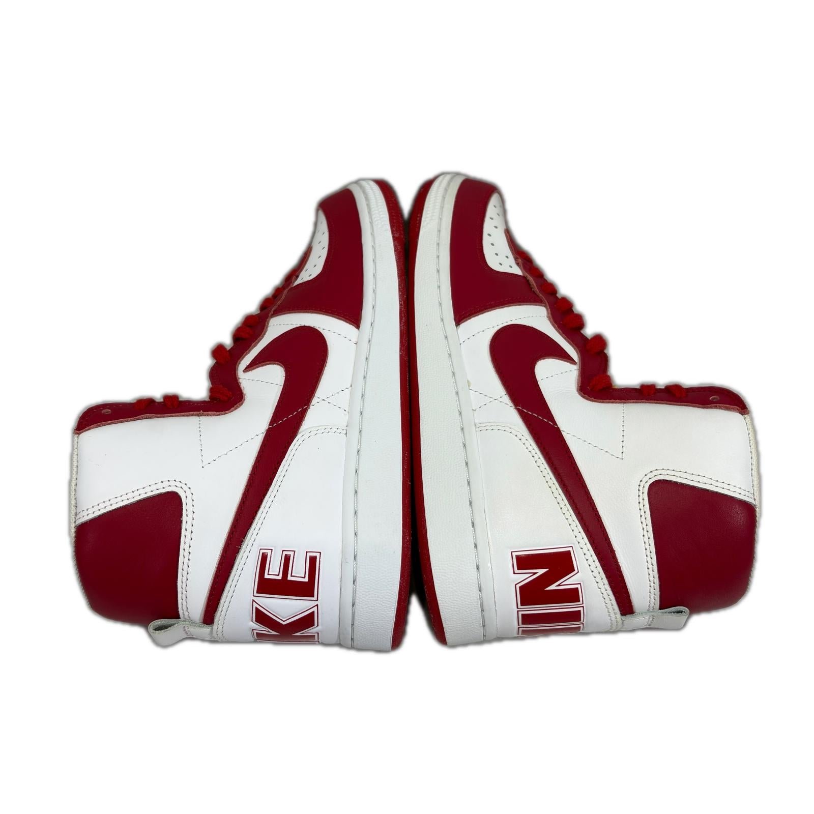 スニーカー Terminator High University Red and White