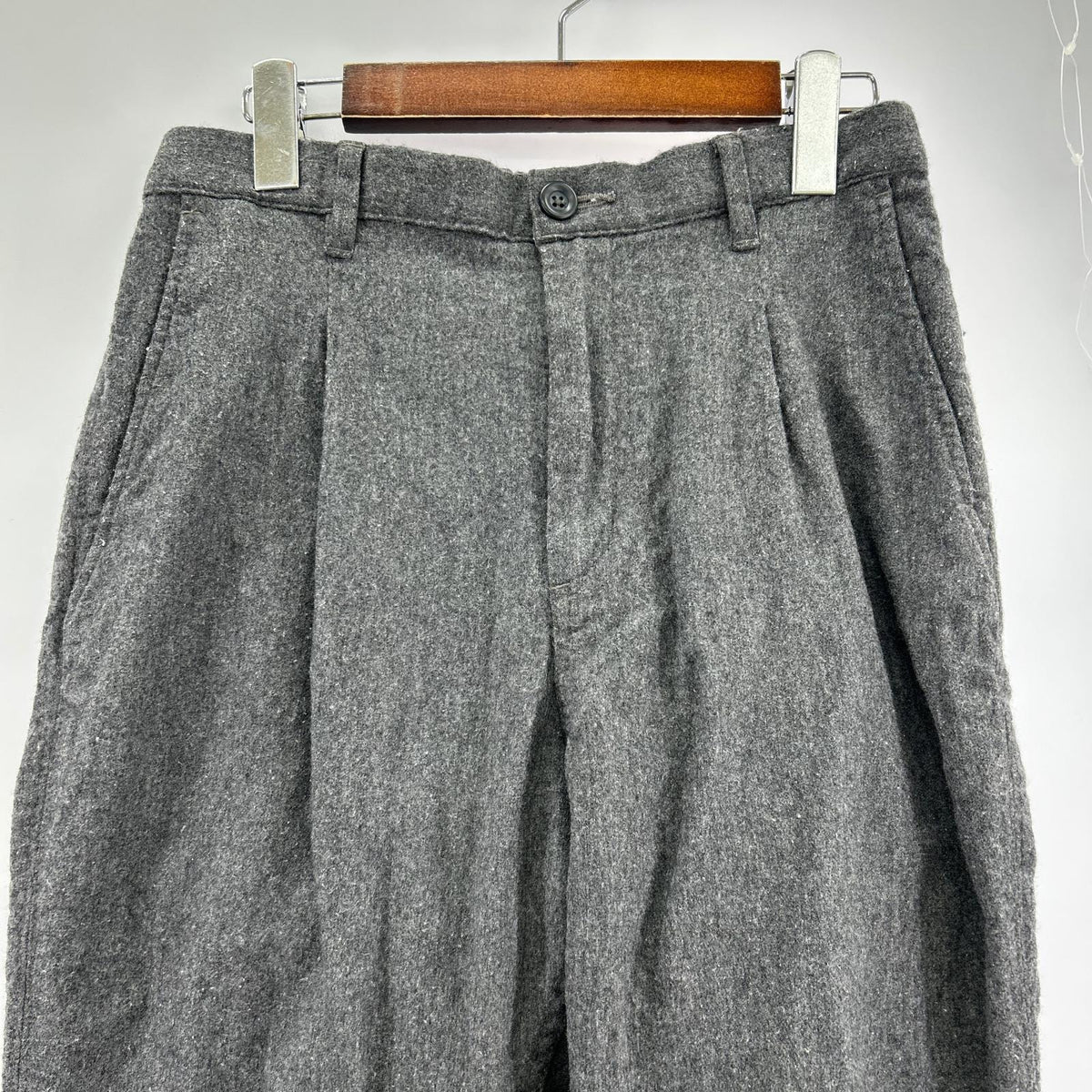 パンツ 20AW ウール混 イージーパンツ グレー (0) 0 グレー
