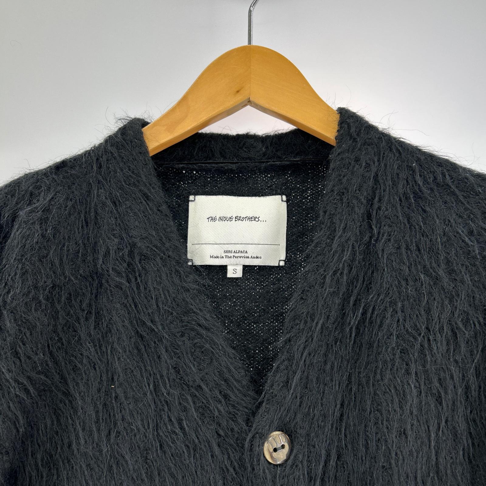 カーディガン THE INOUE BROTHERS Suri Cardigan 黒 (S) S ブラック