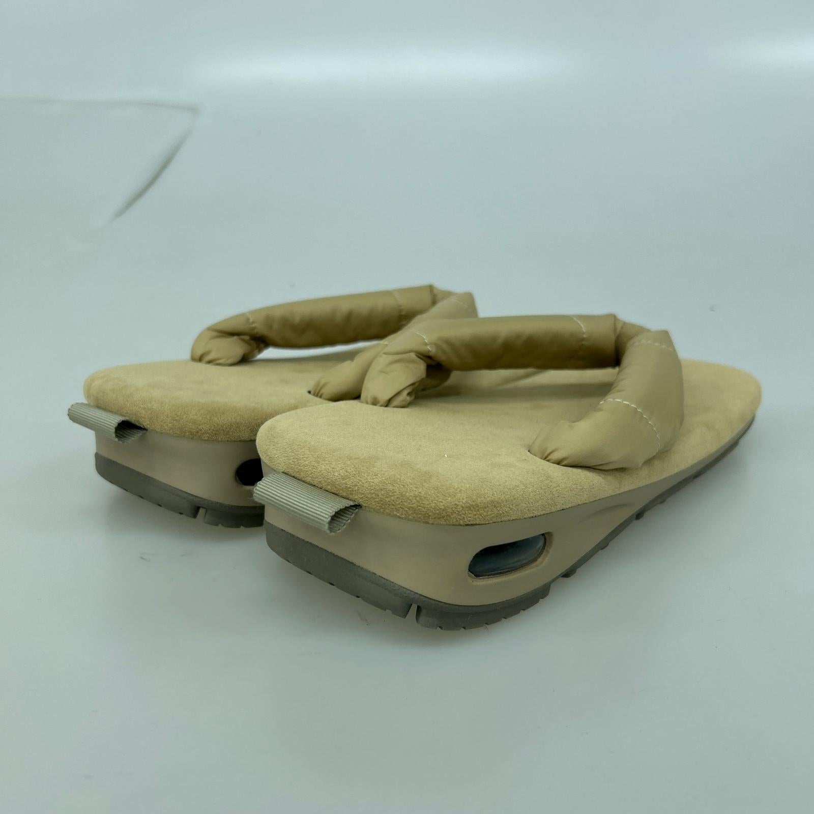 サンダル goyemon UNDA 雪駄サンダル L ベージュ