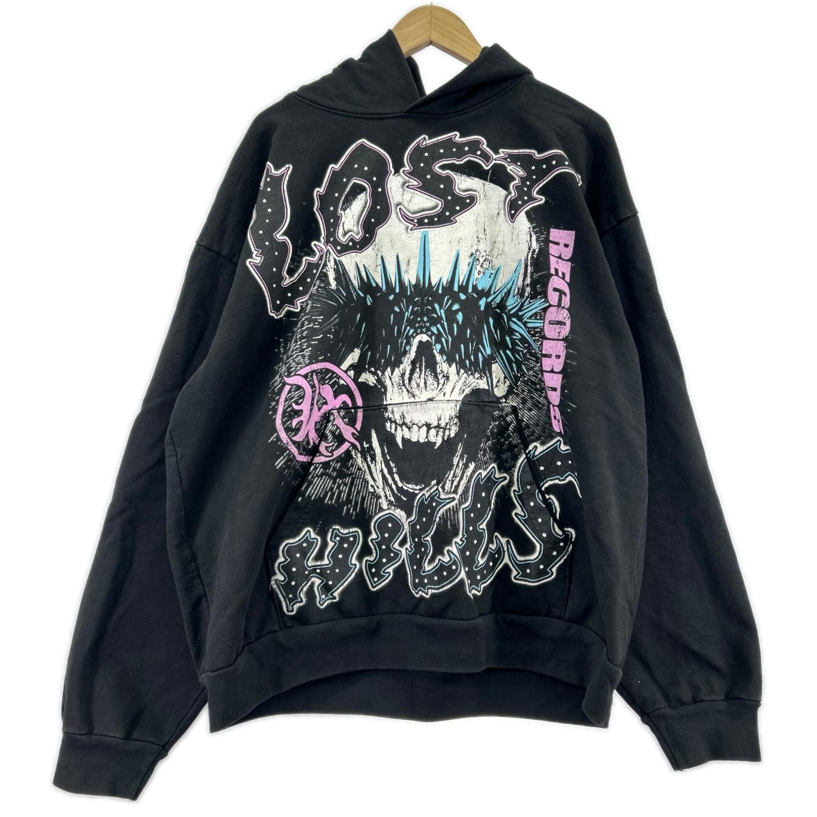パーカー LOST IN THE HILLS 24AW プルオーバーパーカ XL 黒