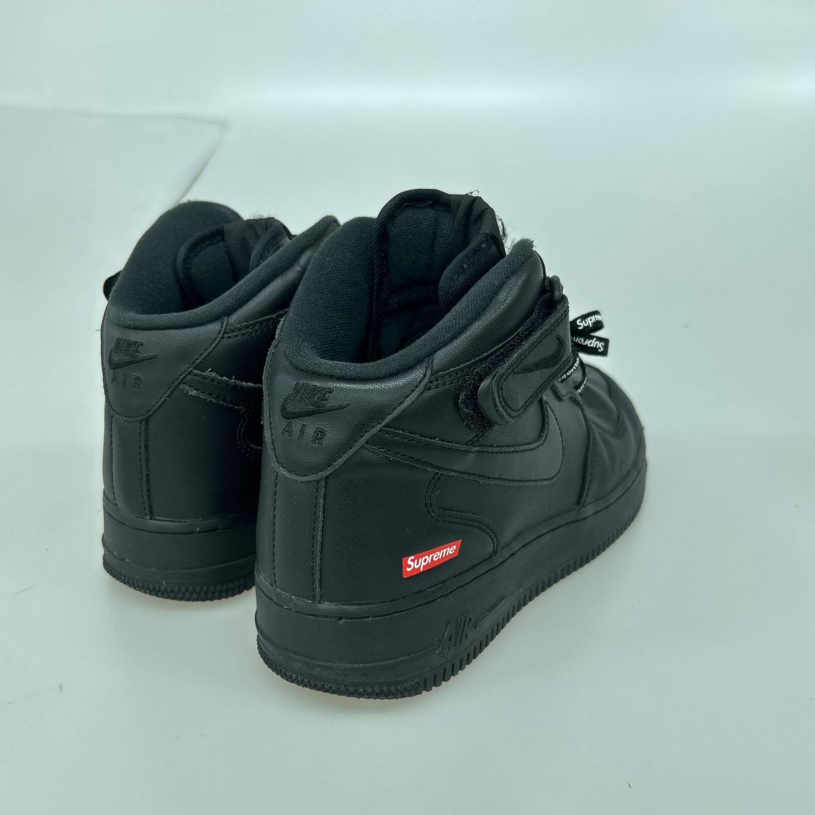 スニーカー AIR FORCE 1 MID BLACK 26.5cm 26.5cm (US8 1/2 UK8 EU43) ブラック