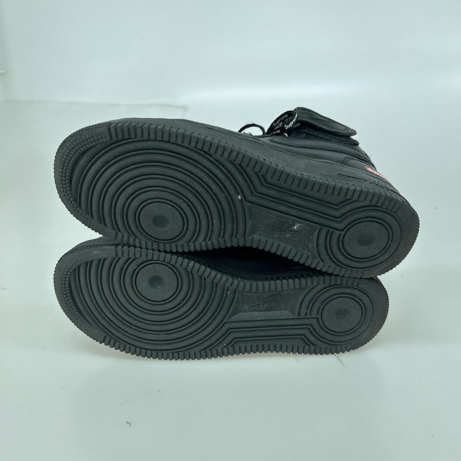 スニーカー AIR FORCE 1 MID BLACK 26.5cm 26.5cm (US8 1/2 UK8 EU43) ブラック