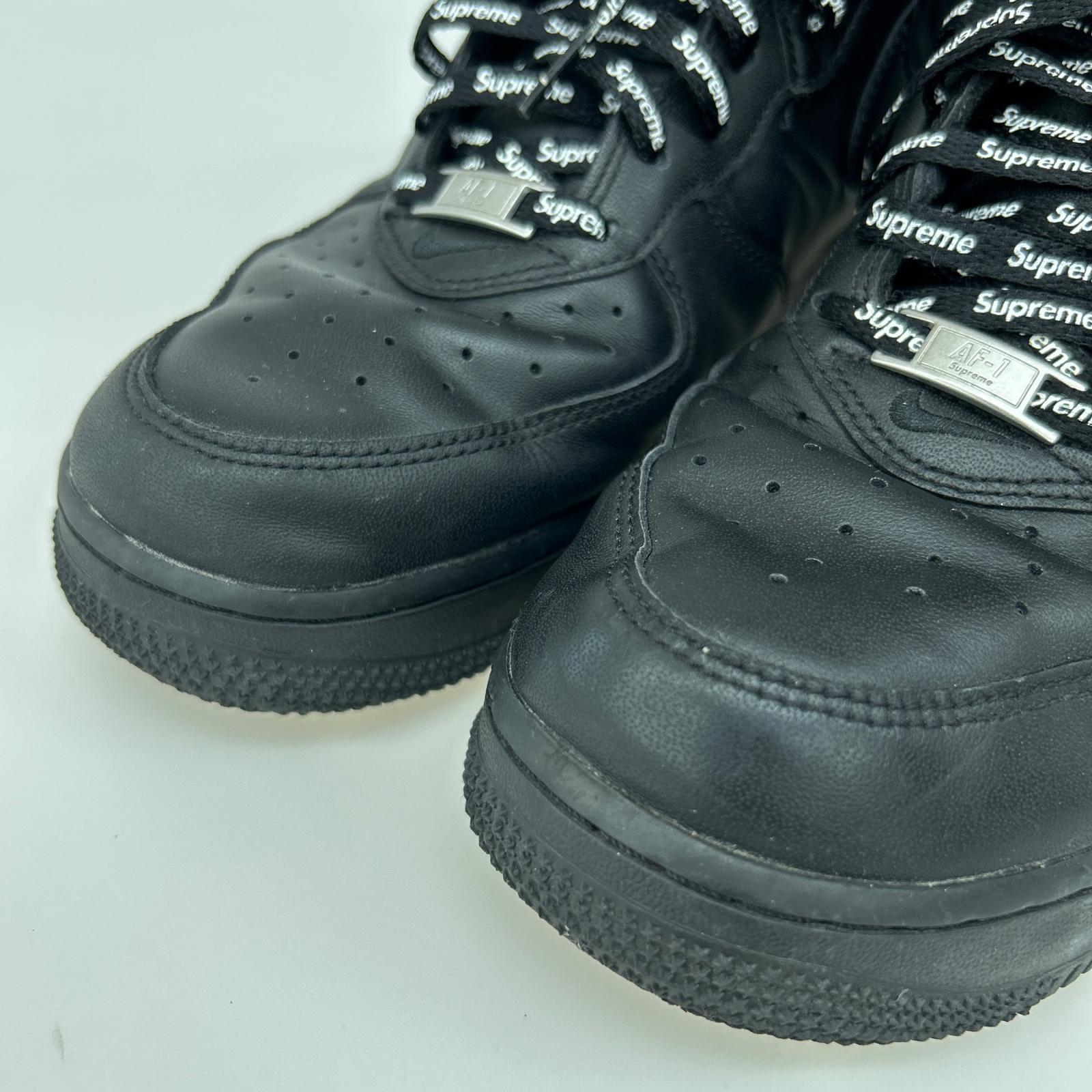 スニーカー AIR FORCE 1 MID BLACK 26.5cm 26.5cm (US8 1/2 UK8 EU43) ブラック