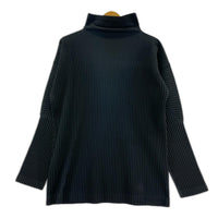 長袖Tシャツ HOMME PLISSE ISSEY MIYAKE LS MOCK NECK SHIRT HP55JK122 黒(2) 2 ブラック