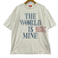 半袖Tシャツ THE WORLD IS MINE Tee/T-WASH-L7/白/S S ホワイト