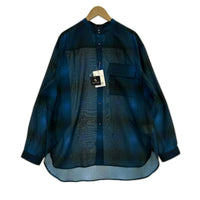 長袖シャツ OMBRE CHECK WIDE GUSSET SLEEVE SHIRT