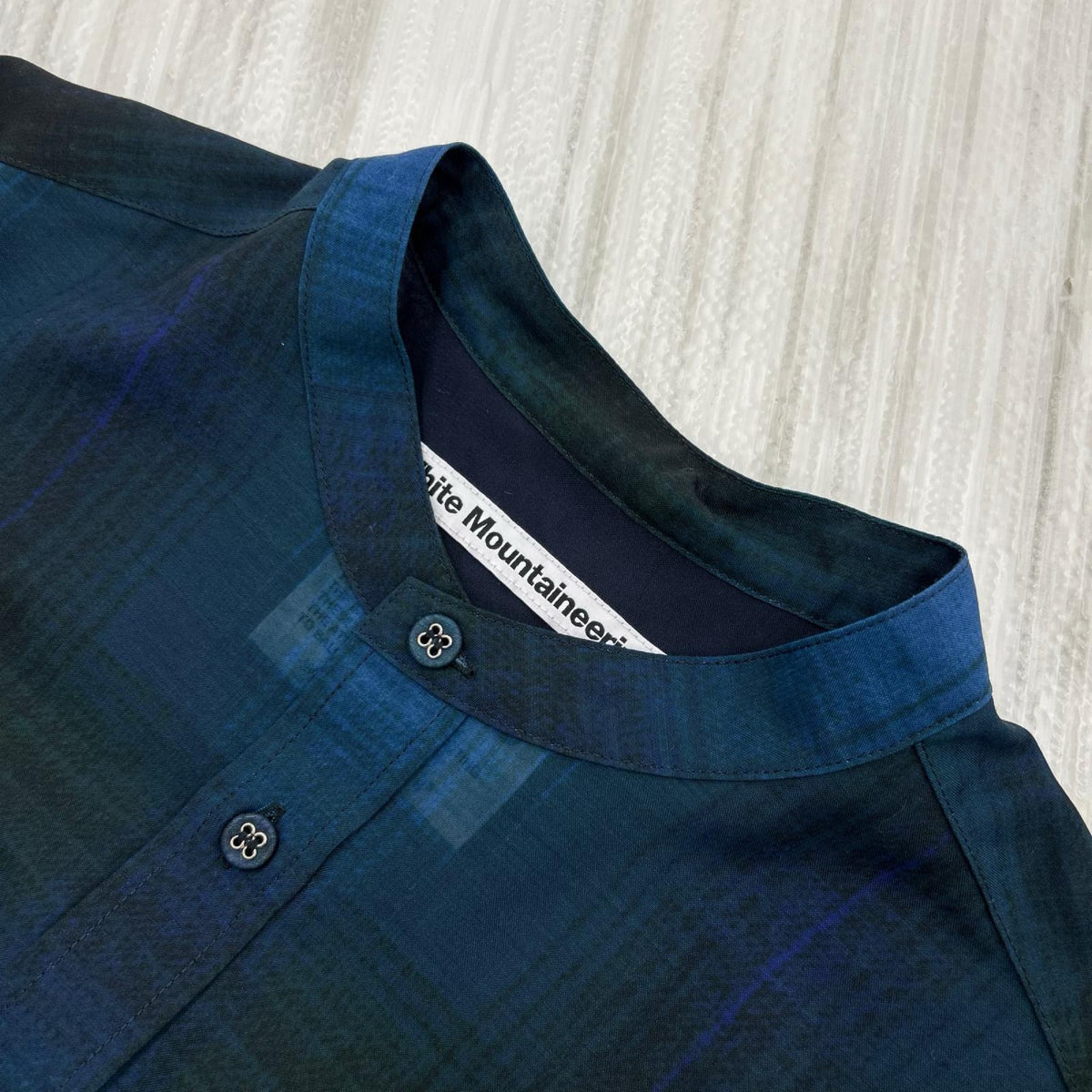 長袖シャツ OMBRE CHECK WIDE GUSSET SLEEVE SHIRT