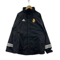 ジャージ adidas レアルマドリード ナイロンジャケット M ブラック